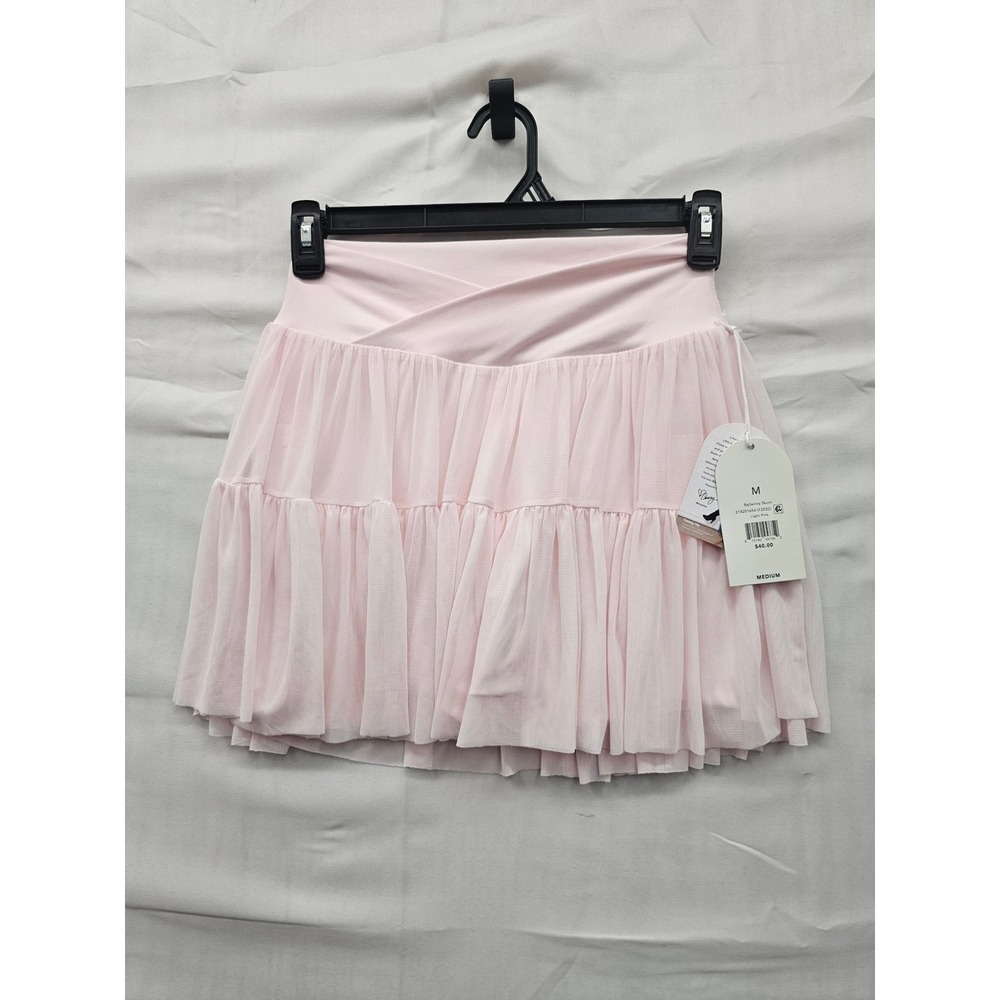 Blogilates Womens Ballerina Skort Pink Poly Blend Workout Athletic Size Medium